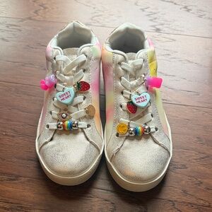 Kids Colorful Steve Madden Charm Sneakers